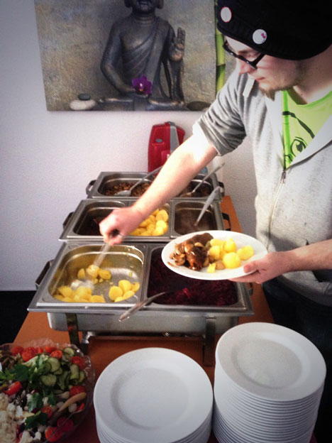 Mittagessen am Sonntag (sehr lecker!) Mittagessen