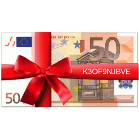 Beispiel für einen Geschenkgutschein mit Gutscheincode